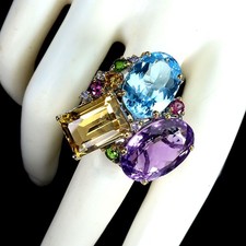 925 Sterling-Silber Ring Oval