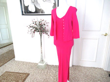 SPIEGEL  Long BodyCon Magenta