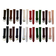 Uhrenarmbänder Leder 8 10 12 14 16 18 20 22 24mm (XL) Herren Damen Uhrenarmband