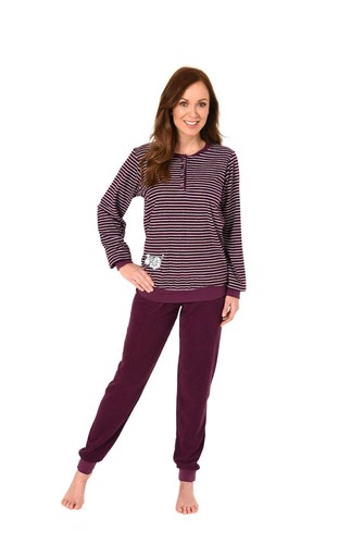 Damen frottee pyjama - damen,