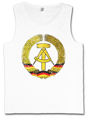 Ddr symbol tank top ostzone - ddr,