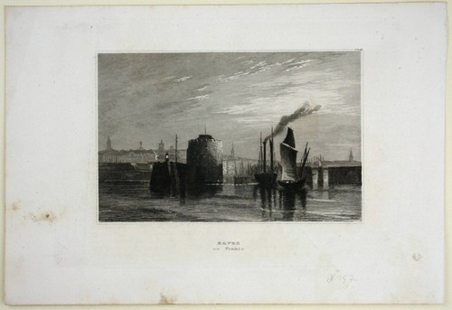 Havre 1850 stahlstich - 1850,,