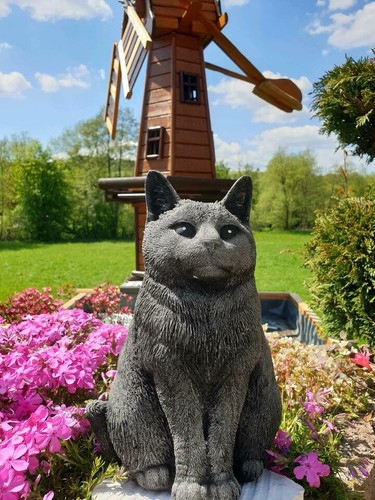 Katzenfigur schwarz