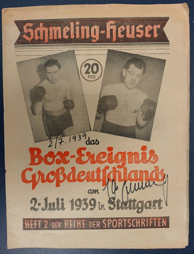 Programm zeitung boxkampf - programm-zeitung, max