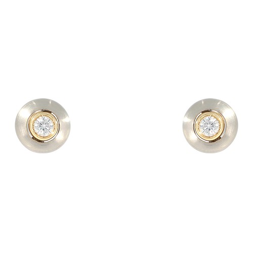 Bicolor ohrstecker mit - bicolor, 2