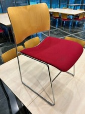 40 X  Howe 40/4 STAPELSTUHL DESIGNER STUHL IM PAKET MIT 5 STUHLWAGEN TOP!