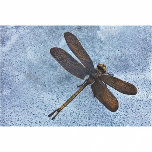 Tierfigur libelle aus bronze - tierfigur,