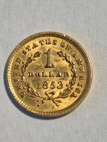 Usa dollar 1853 gold münze - 1853,