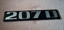 Mercedes- Benz, Zubehör- Typenschild "207 D", Transporter/ Kastenwagen- Diesel!