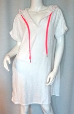 Hooded Frottee Minikleid