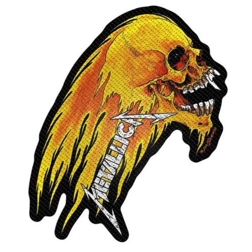 Metallica patch flaming - ·,