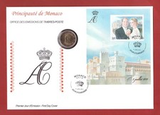 PRINZ ALBERT II * NUMISBRIEF