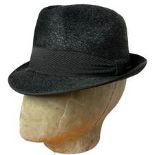 Vintage Fedora Hut Herren Grau