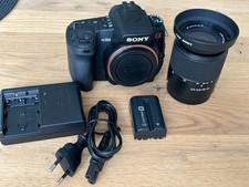 Sony Alpha 350 14.2MP Digitalkamera - Schwarz (Kit mit 18-70mm Objektiv)