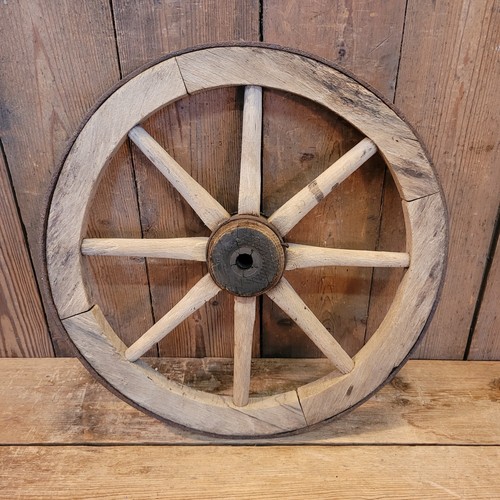 Altes wagenrad 35cm holzrad - wagenrad, Ø