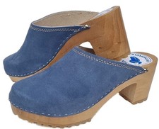 Moderne High Heels HOLZ CLOGS