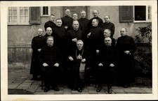 Foto Ak Wanne Herne im Ruhrgebiet, Gruppenbild der Pastoren - 3848217