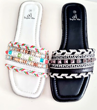 Damen Pantoletten Sommerschuhe