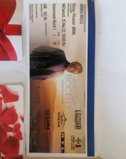 Andrea Bocelli Ticket Oberhausen 12.10.2023 Innenraum Block 1, Reihe L Platz 10