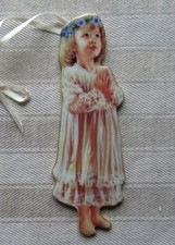 ANHÄNGER - ENGEL - PORZELLAN - NATURE´S BLESSING - M 392 - BRADFORD EDITIONS