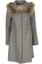 Wollmantel PRADA GRAU IT 40 UK