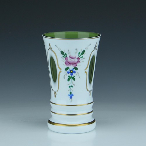 Becherglas vase mit - /,
