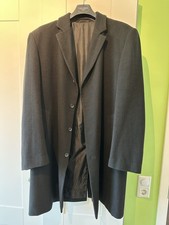 HerbstWintermantel Herren Businessmantel Paolo Negrato Größe 54, Schwarz