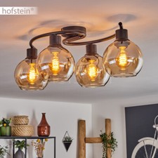 Bernsteinfarbene Decken Lampen