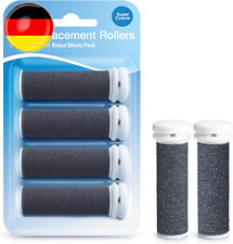 Mineral Ersatzrollen (Grau) Für Emjoi Micro Pedi Im 4Er-Pack | Sehr Grob