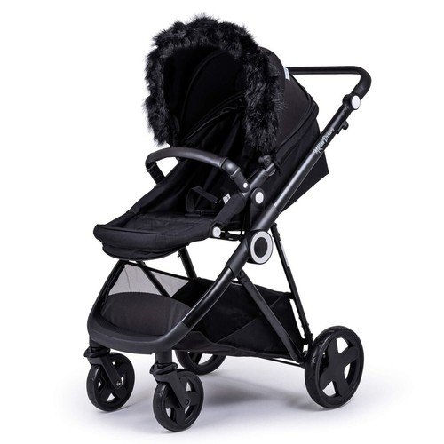 Kinderwagen fellkapuze besatz - kinderwagen,