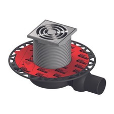 TECE drainpoint S 110 Ablaufset superflach Seal System Universalflansch 3601100