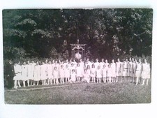 Feuerwehr, Gruppenbild, Freiw. Feuerwehr Groß-K... 1893-..., Fahne, Feuerwehrman