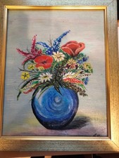 Gemälde Blumenmotiv 35 x27 cm