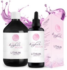The higher MOON Lithium Lösung 250ml + 100ml |  Li-Orotat für Laborzwecke