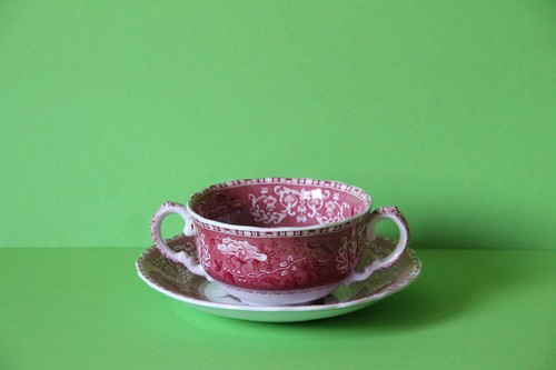 Spode pink camilla suppentasse - camilla,