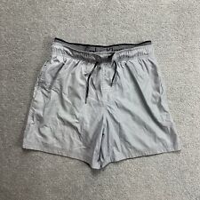 CALVIN KLEIN Herren Badehose Badeshorts Gr. S Beach Shorts Logo 2809 Grau Silber