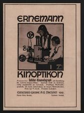 DRESDEN, Werbung 1917, Ernemann-Werke AG Kinox Kinematograph Photo-Kino-Werke