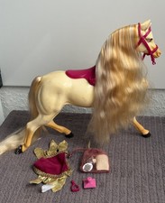 Barbie als Rapunzel Pferd Horse Kutsche Carriage Zubehör 90er
