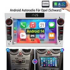 Für Opel Astra Corsa Meriva Vectra Autoradio Android14 Apple Carplay GPS NAVI FM