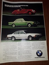 ALTES POSTER/PLAKAT VON BMW