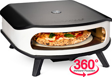 Cozze Pizzaofen 17 Zoll mit rotierendem Pizzastein inkl. Hitzeschild und Regler