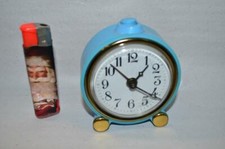 Alter Mini Reise Tischwecker  retro style 3w13