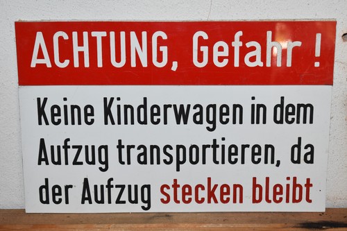 Altes schild - altes,