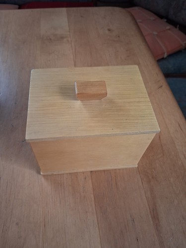 Kleine holzbox mit - kleine,