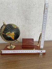 Schreibtisch-Set mit Globus &