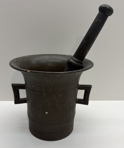 Antiker bronze mörser mit - bronze,