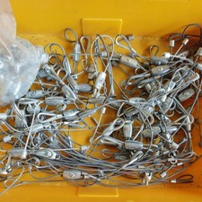 Stahlseil verschiedene mit Ösen Drahtseil und Pressklemmen 