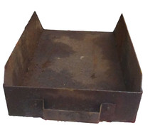 alte Kiste Eisen Ofen Herd Asche Fach Schippe 🤑🛍️ ASCHKASTEN Lade Schaufel