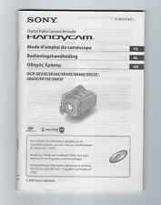 Manual Sony DCR-SR35E/SR36E/SR45E/SR55E/SR65E/SR75E/SR85E FR NL GR