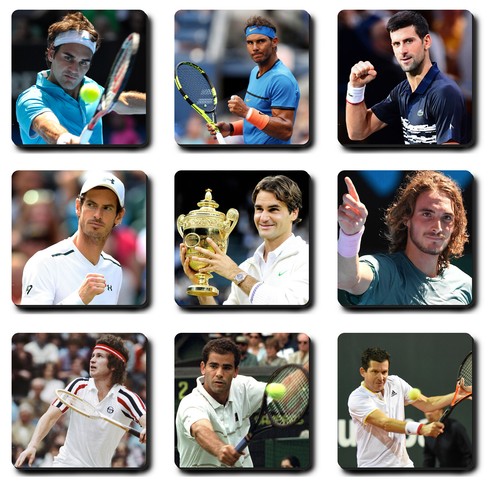 Tennisspieler untersetzer - untersetzer,